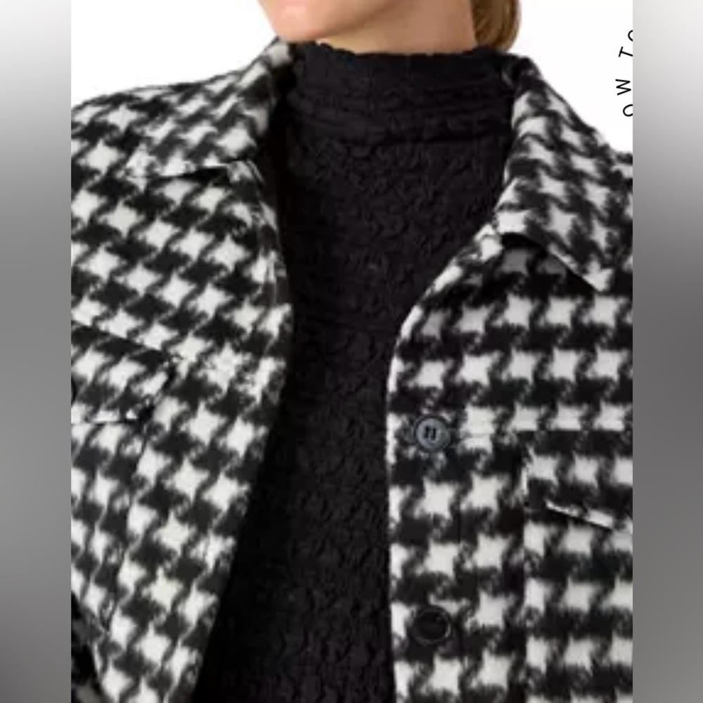 NWT SANCTUARY HERRINGBONE BUTTON FRONT JACKET SIZE SMALL
